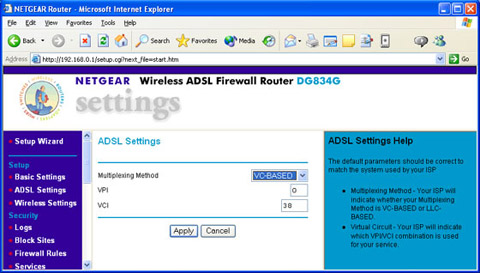 adsl-settings